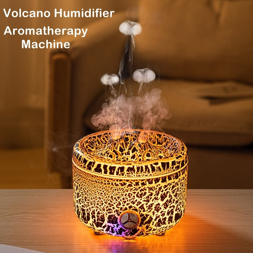 [V35] Simulated Volcano Humidifier and Aroma Diffuser