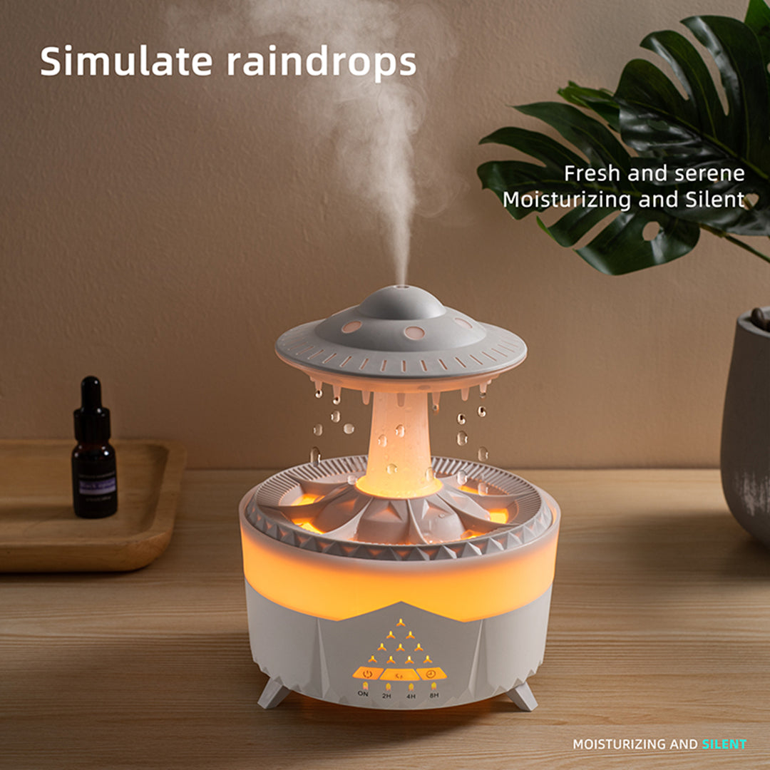 [V56] UFO Raindrop Aromatherapy Machine and Humidifier