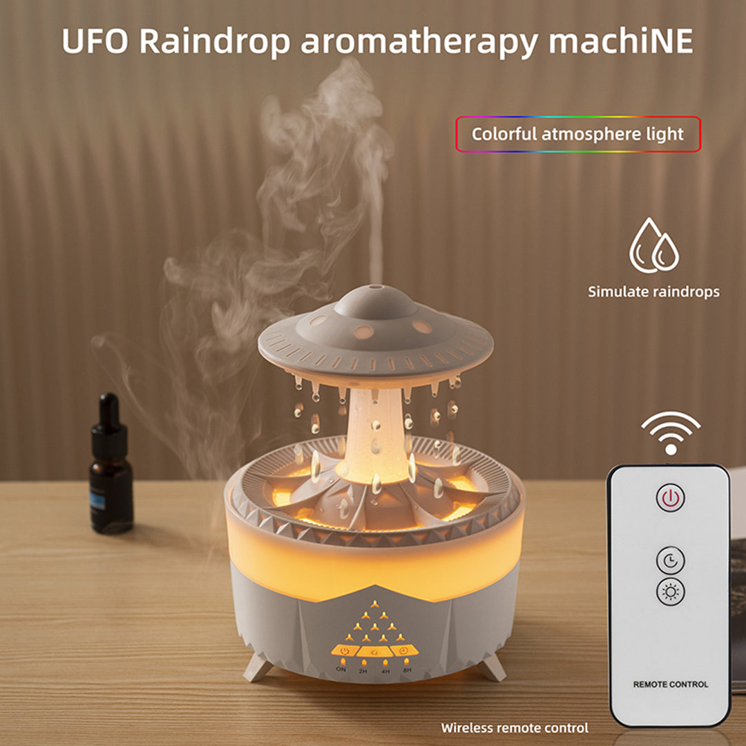 [V56] UFO Raindrop Aromatherapy Machine and Humidifier