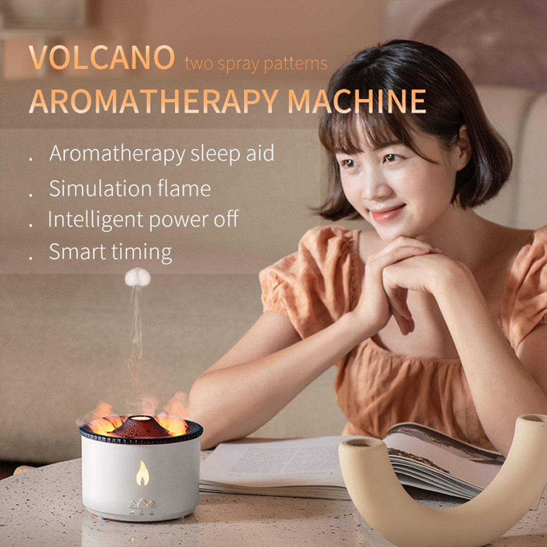 [V19] Simulated Volcano Aroma Diffuser and Humidifier