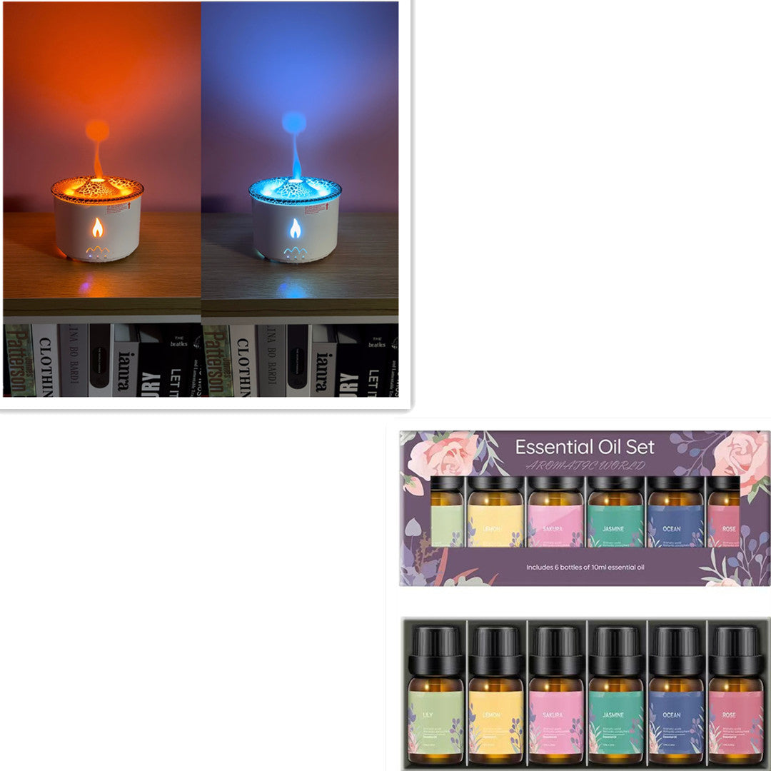 [V19] Simulated Volcano Aroma Diffuser and Humidifier