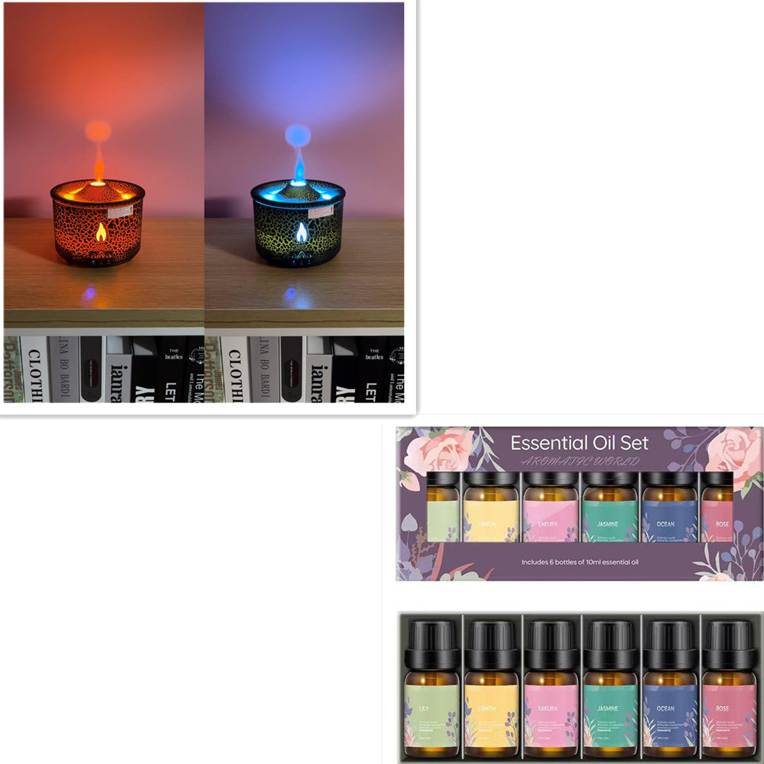 [V19] Simulated Volcano Aroma Diffuser and Humidifier