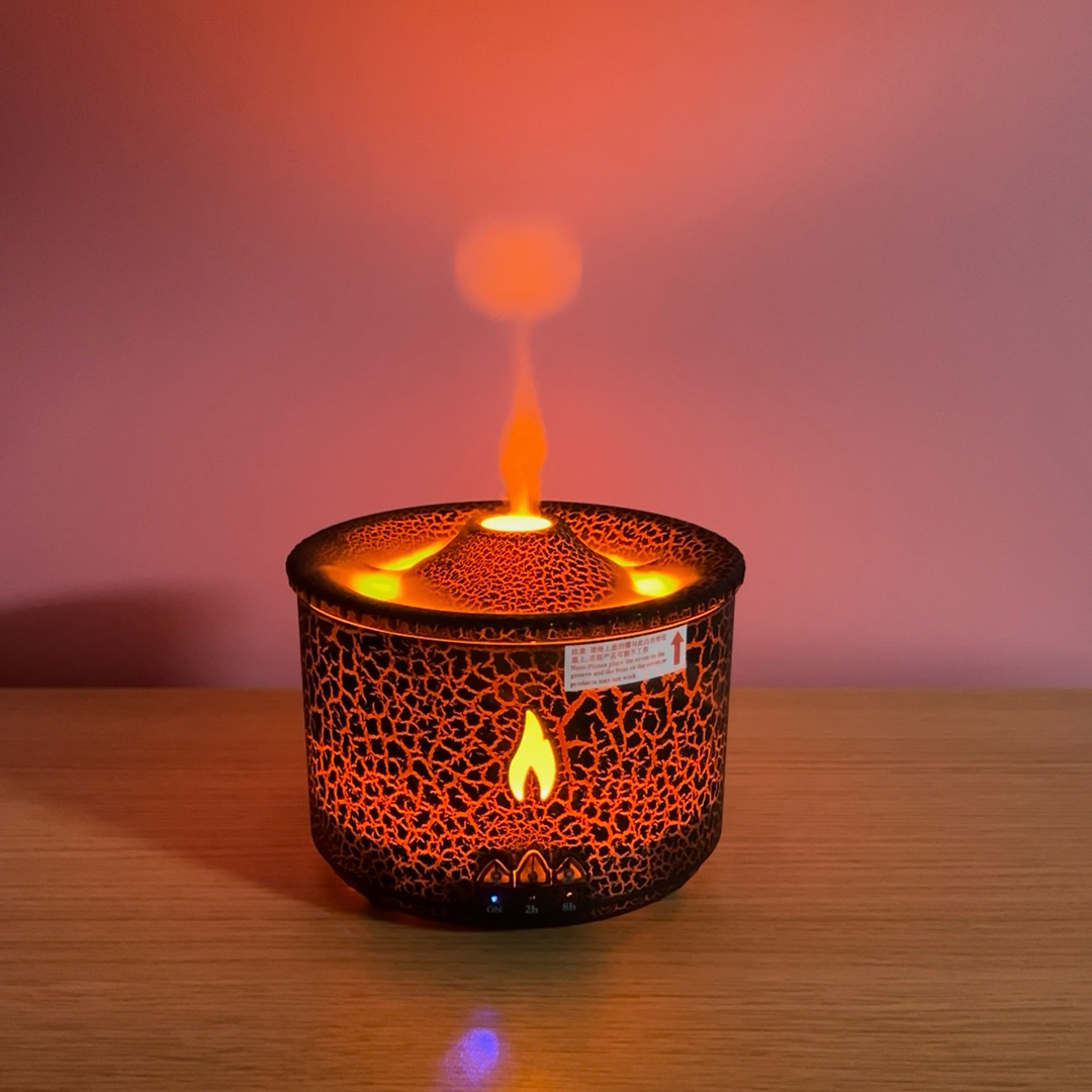 [V19] Simulated Volcano Aroma Diffuser and Humidifier