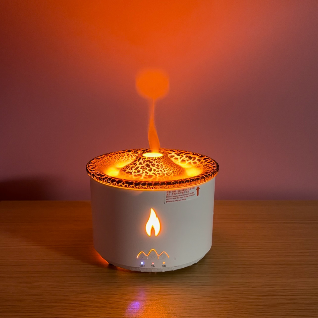 [V19] Simulated Volcano Aroma Diffuser and Humidifier