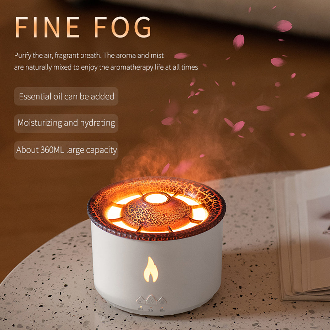 [V19] Simulated Volcano Aroma Diffuser and Humidifier