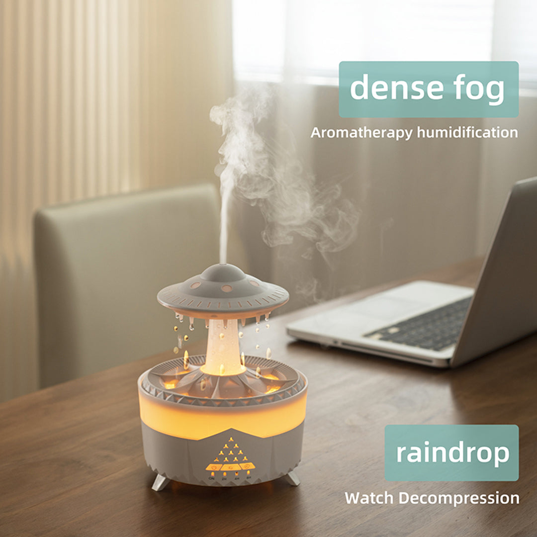 [V56] UFO Raindrop Aromatherapy Machine and Humidifier