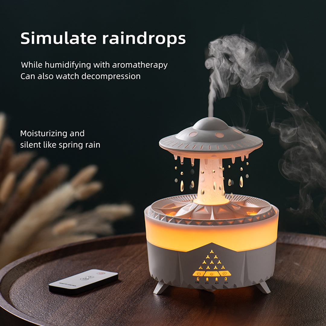 [V56] UFO Raindrop Aromatherapy Machine and Humidifier