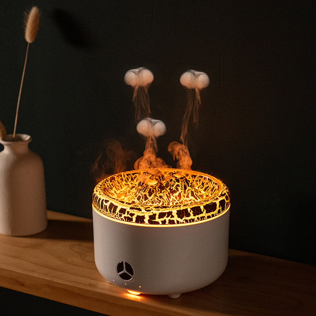 [V35] Simulated Volcano Humidifier and Aroma Diffuser