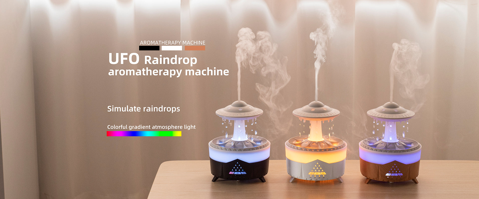 [V56] UFO Raindrop Aromatherapy Machine and Humidifier