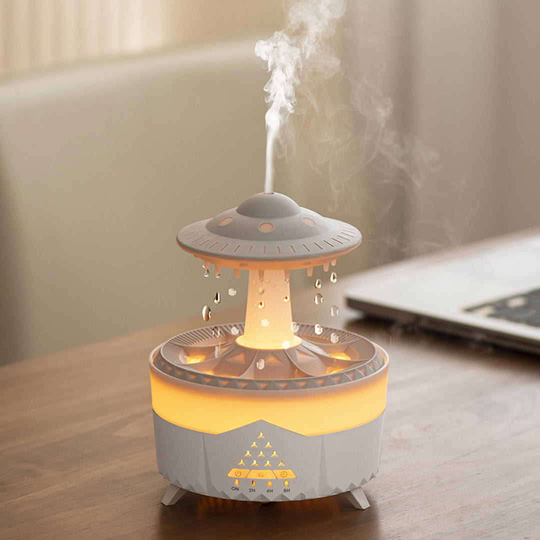 [V56] UFO Raindrop Aromatherapy Machine and Humidifier