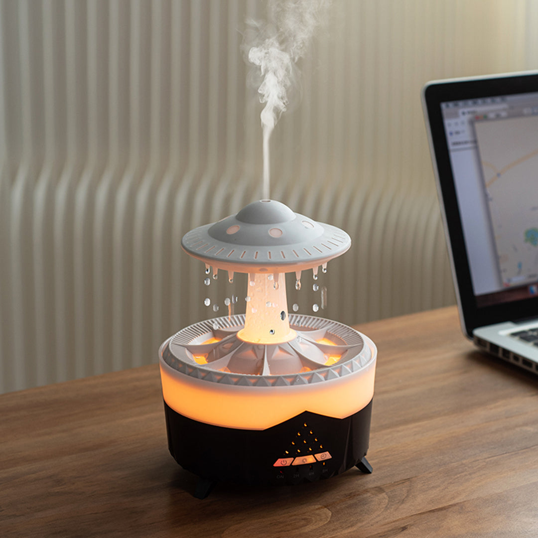 [V56] UFO Raindrop Aromatherapy Machine and Humidifier