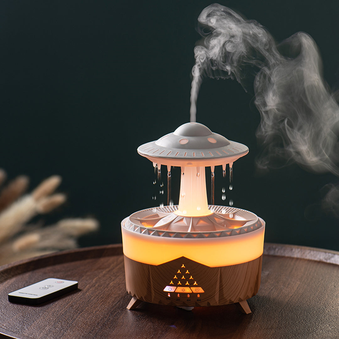 [V56] UFO Raindrop Aromatherapy Machine and Humidifier